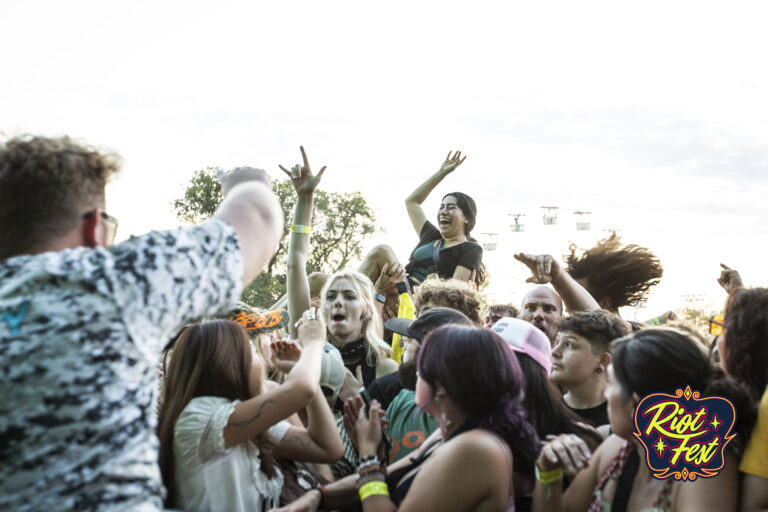 Crowd on Sept. 21, 2024 at Riot Fest