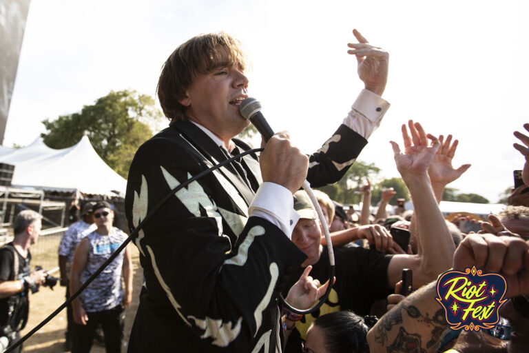 The Hives on Sept. 21, 2024 at Riot Fest