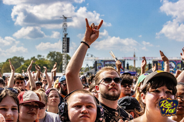 Crowd on Sept. 20, 2024 at Riot Fest