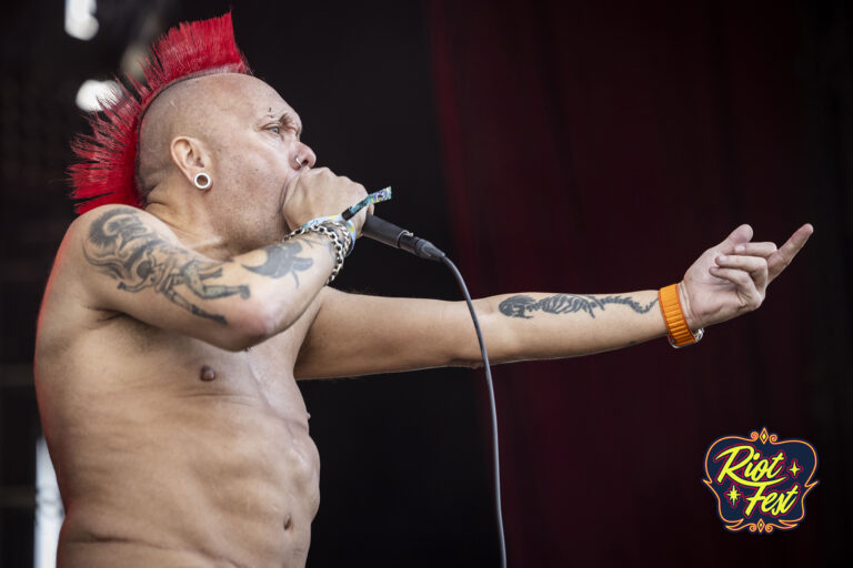 The Exploited on Sept. 20, 2024 at Riot Fest