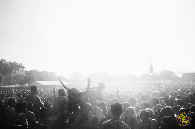 Crowd on Sept. 20, 2024 at Riot Fest