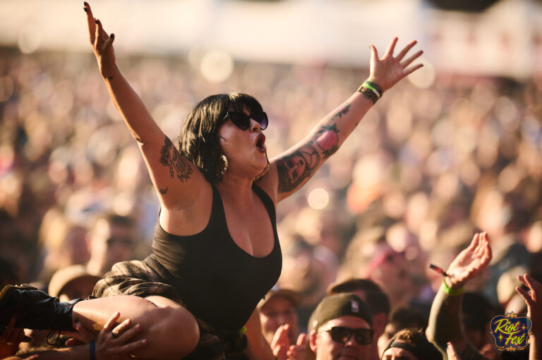 Crowd on Sept. 20, 2024 at Riot Fest