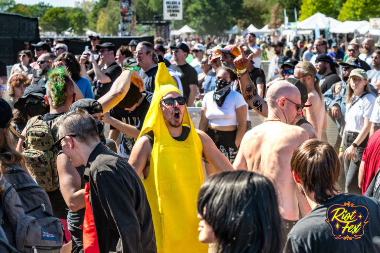 Crowd on Sept. 21, 2024 at Riot Fest