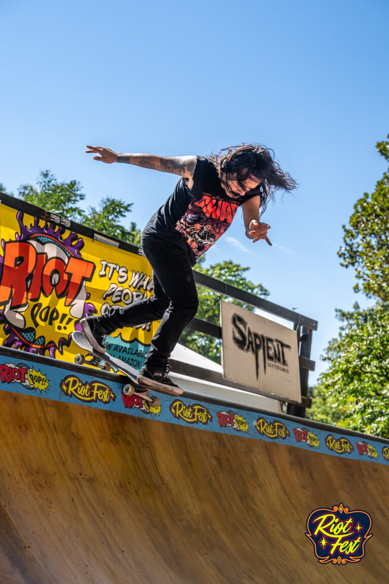 RiotPop!! Skate ramp on Sept. 21, 2024 at Riot Fest