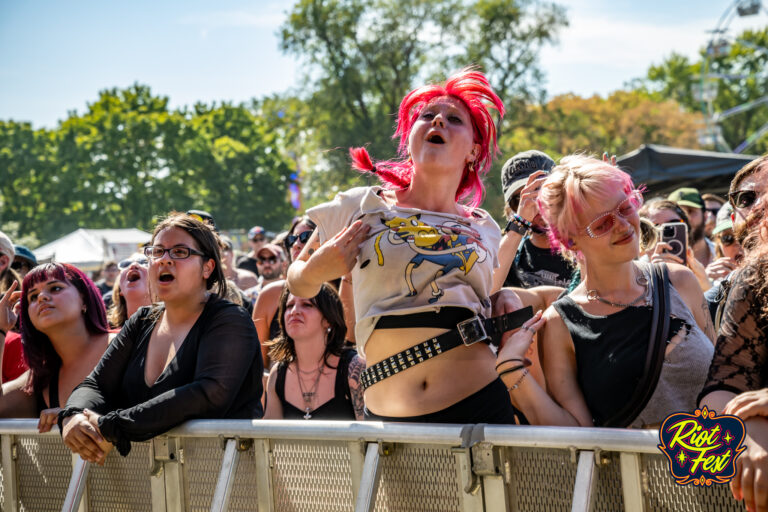 Crowd on Sept. 21, 2024 at Riot Fest