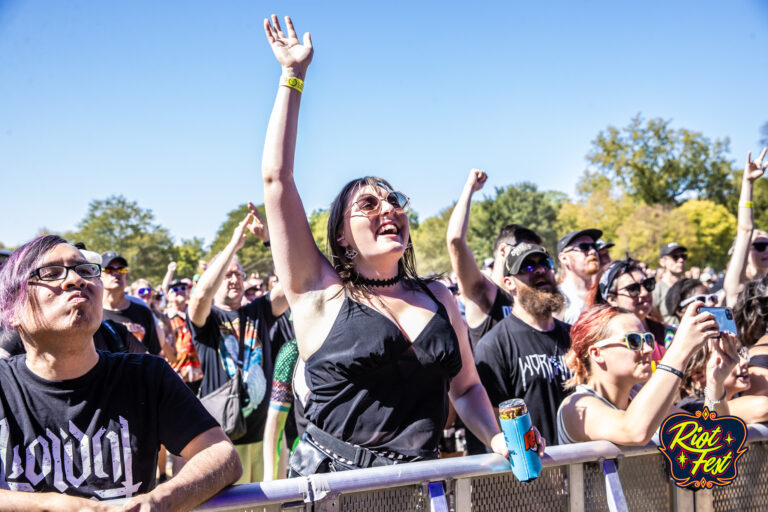 Crowd on Sept. 21, 2024 at Riot Fest