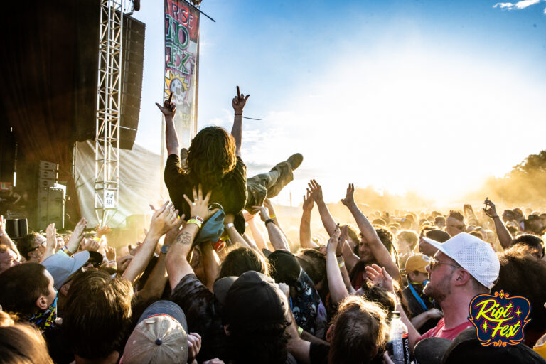 Crowd on Sept. 21, 2024 at Riot Fest