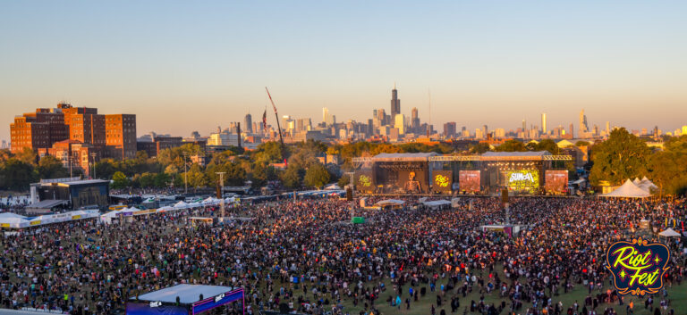 Crowd on Sept. 20, 2024 at Riot Fest