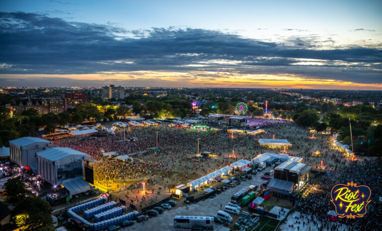 Crowd on Sept. 21, 2024 at Riot Fest