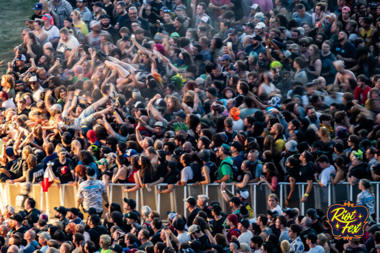 Crowd on Sept. 21, 2024 at Riot Fest