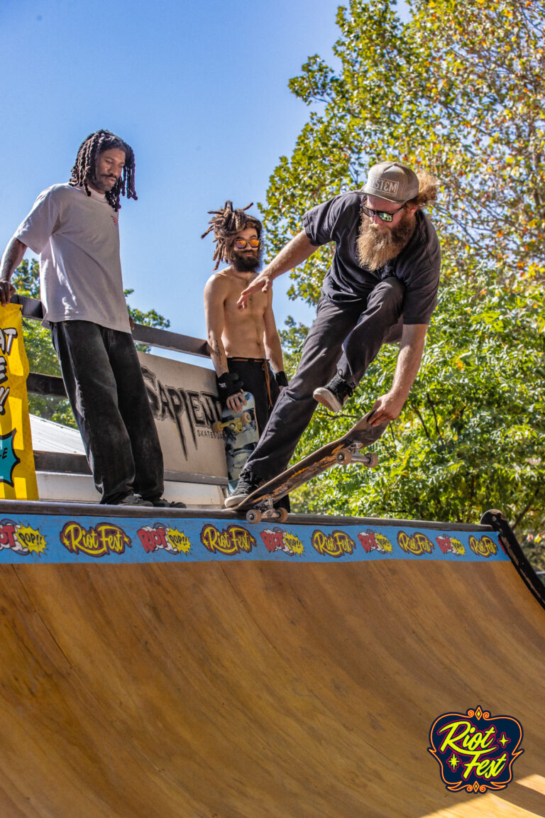 RiotPop!! Skate ramp on Sept. 21, 2024 at Riot Fest