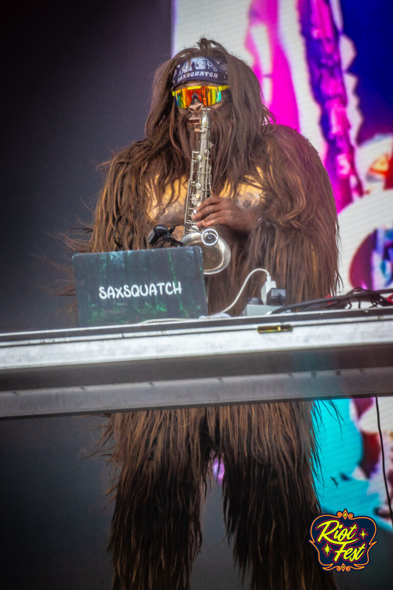 Saxsquatch at Riot Fest 2024