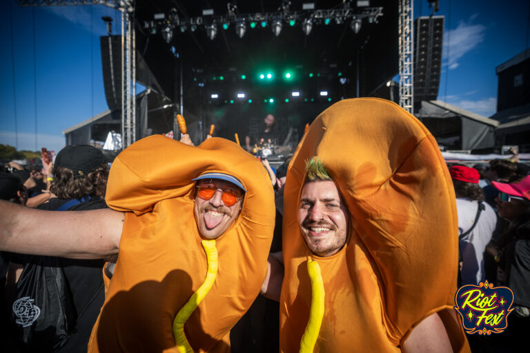 Corndog moshpit on Sept. 21, 2024 at Riot Fest