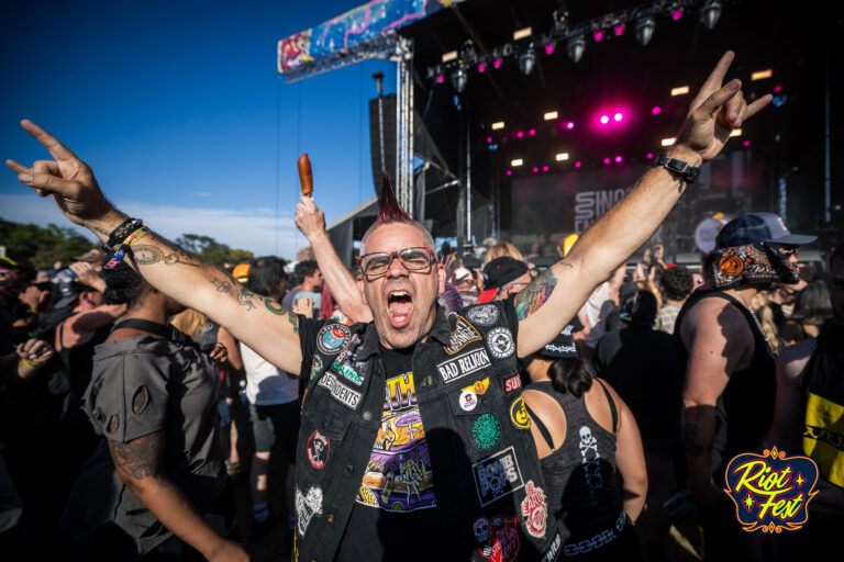 Crowd on Sept. 21, 2024 at Riot Fest