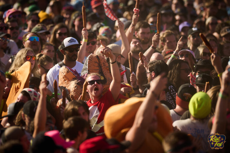 Corndog moshpit on Sept. 21, 2024 at Riot Fest