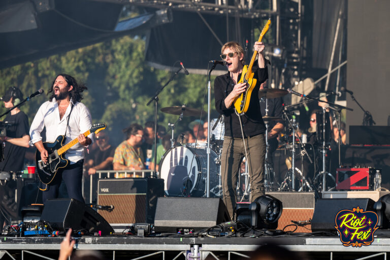 Spoon on Sept. 21, 2024 at Riot Fest