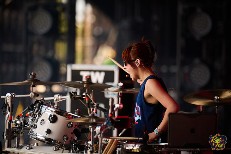 The Warning on Sept. 20, 2024 at Riot Fest