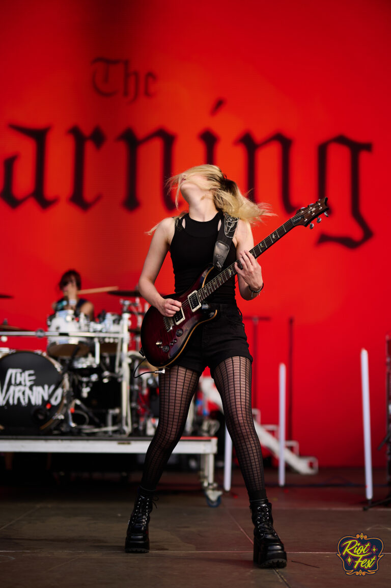 The Warning on Sept. 20, 2024 at Riot Fest