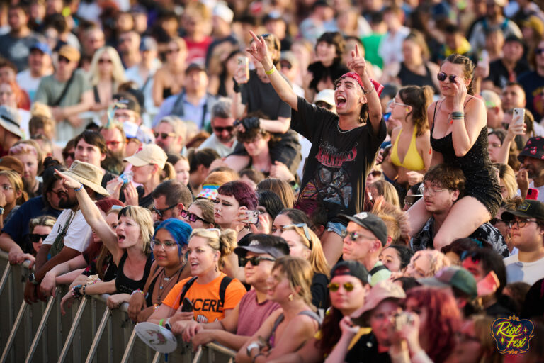 Crowd on Sept. 21, 2024 at Riot Fest