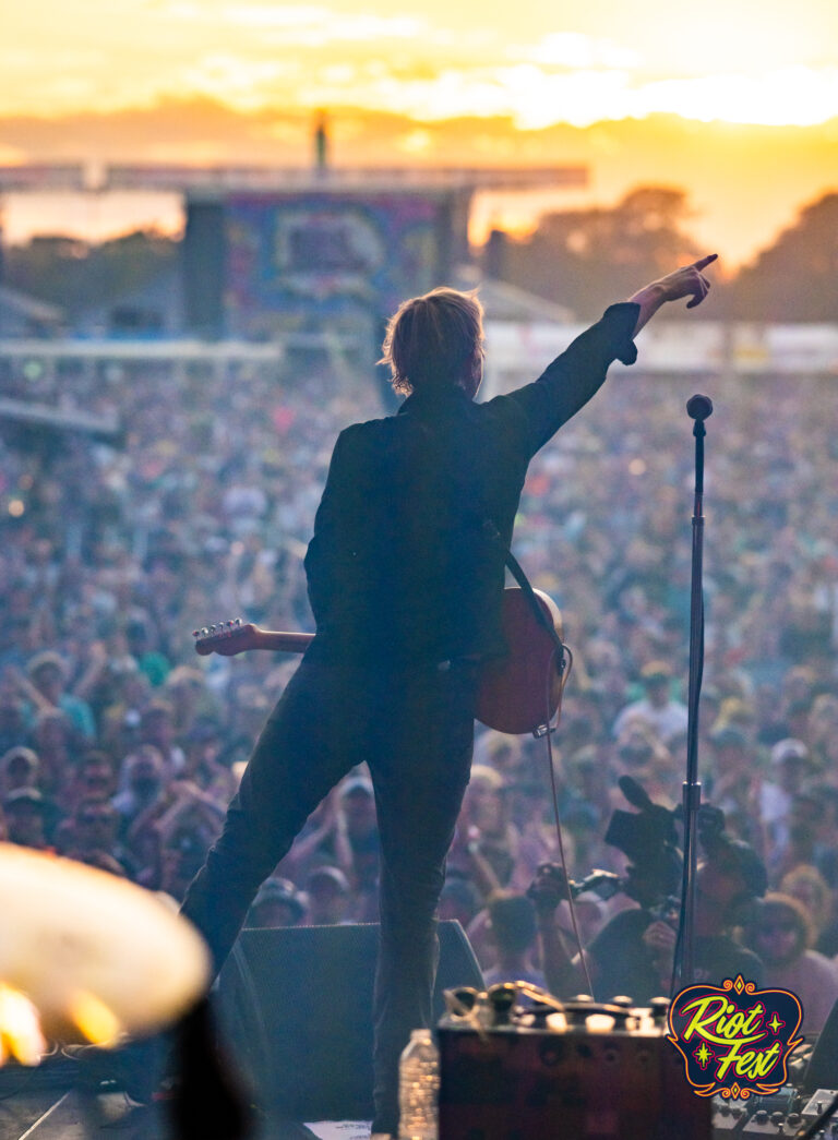 Spoon on Sept. 21, 2024 at Riot Fest