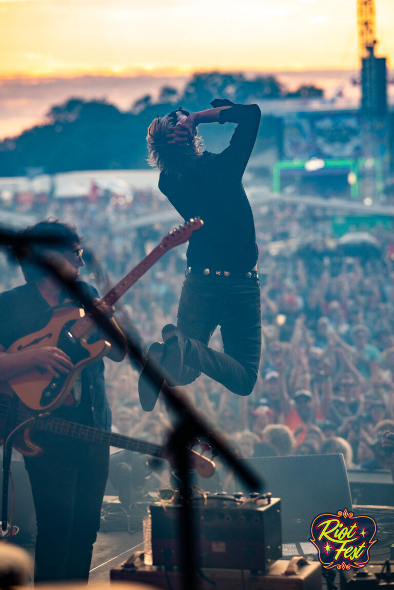 Spoon on Sept. 21, 2024 at Riot Fest