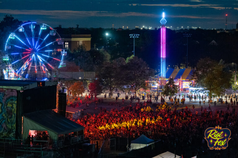 Crowd on Sept. 21, 2024 at Riot Fest