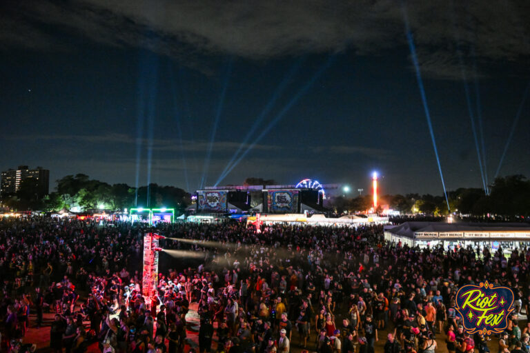 Crowd on Sept. 21, 2024 at Riot Fest