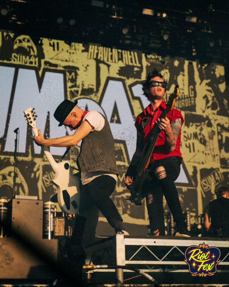 Sum 41 at Riot Fest 2024