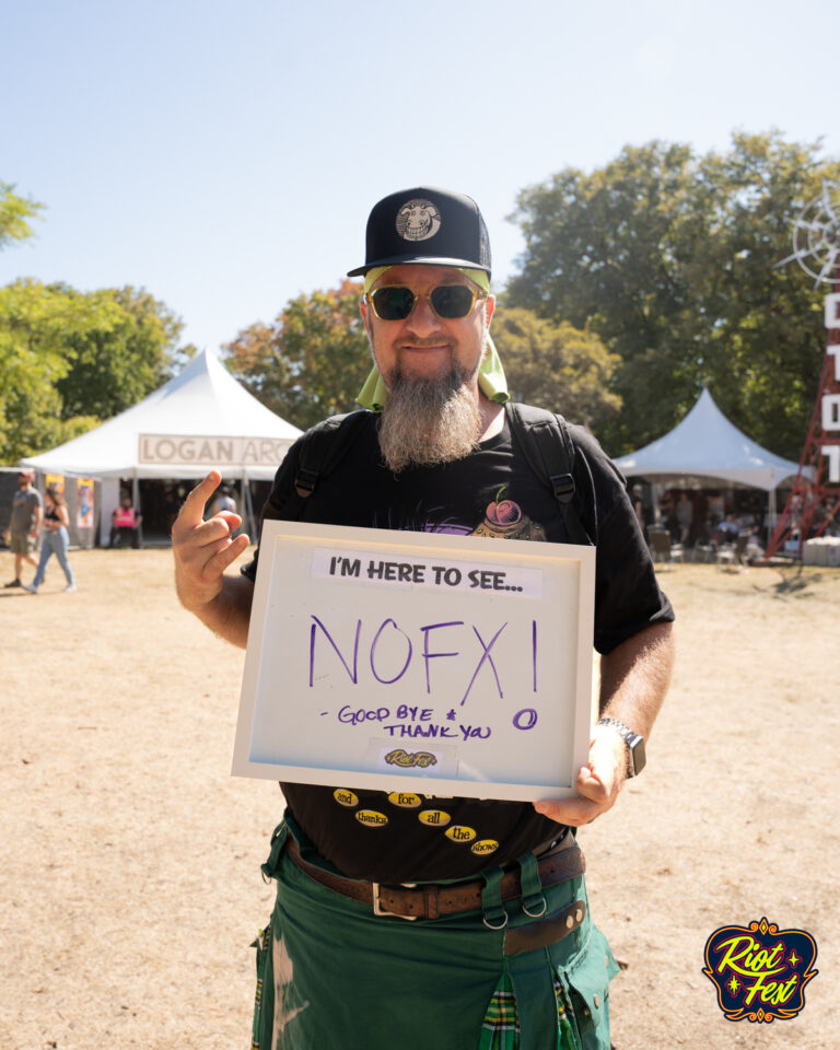 People of Riot Fest. Photo by Kate Russell