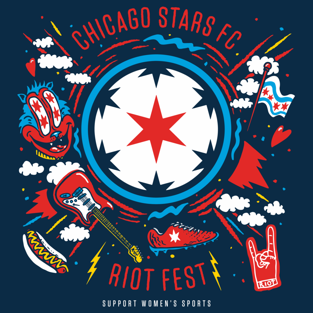 Chicago Stars x Riot Fest shirt