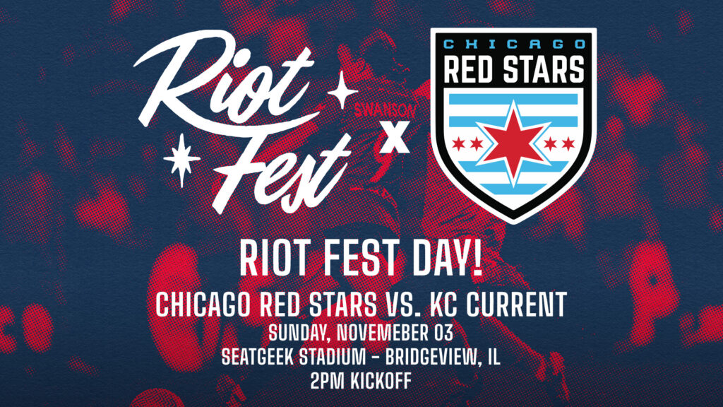 Riot Fest Day at the Chicago Red Stars – Win Tickets to the match and passes to Riot Fest 2025