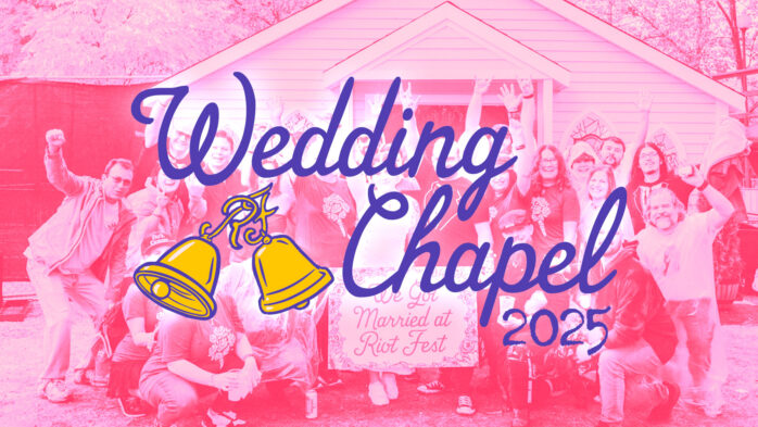 Hey Lovebirds! The Riot Fest Wedding Chapel is Back