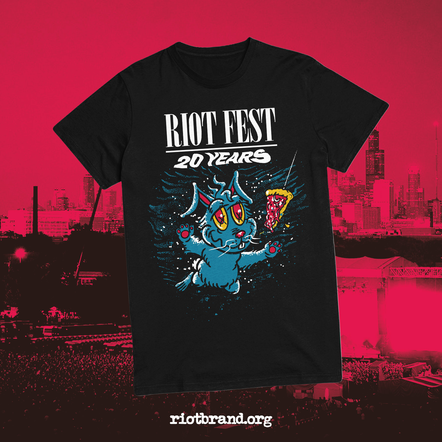 Riot Fest 2025 20th Anniversary Initial Merch Drop - Riot Fest