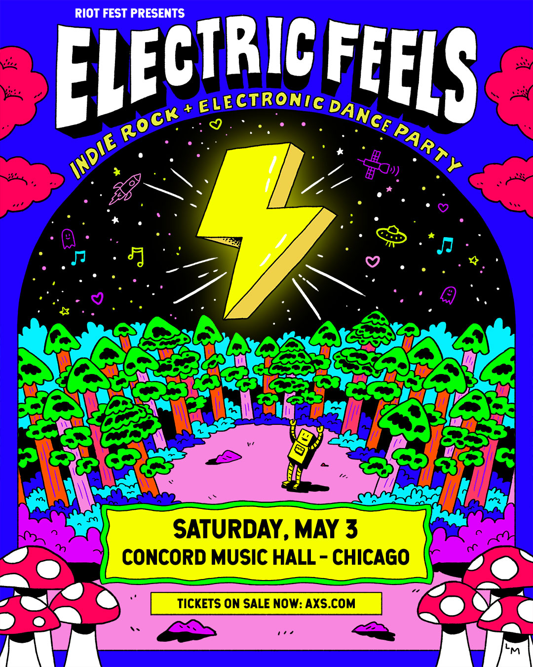 Electric Feels: Indie Rock + Electronic Dance Party