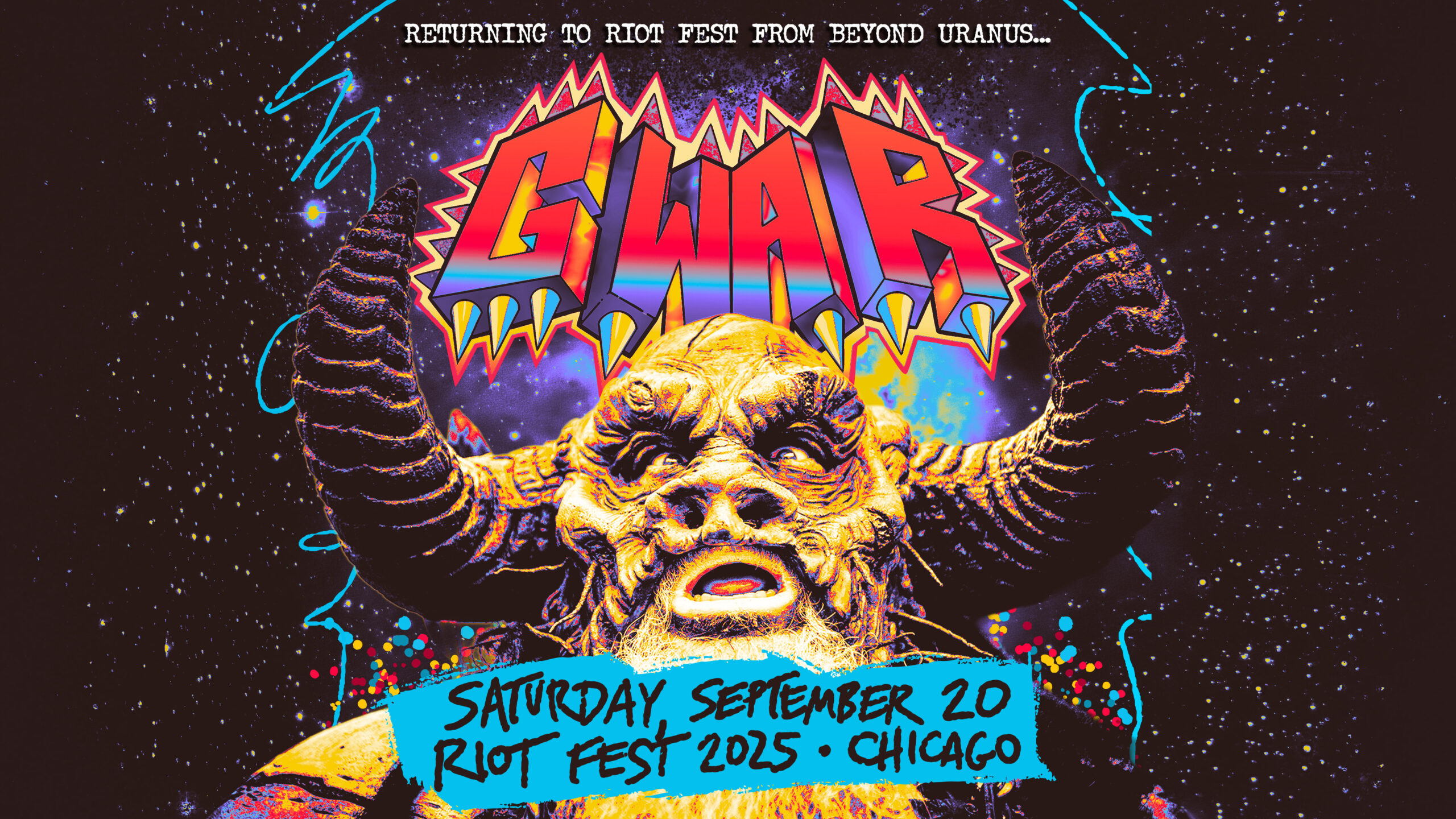 GWAR Joins The Riot Fest 2025 Lineup!