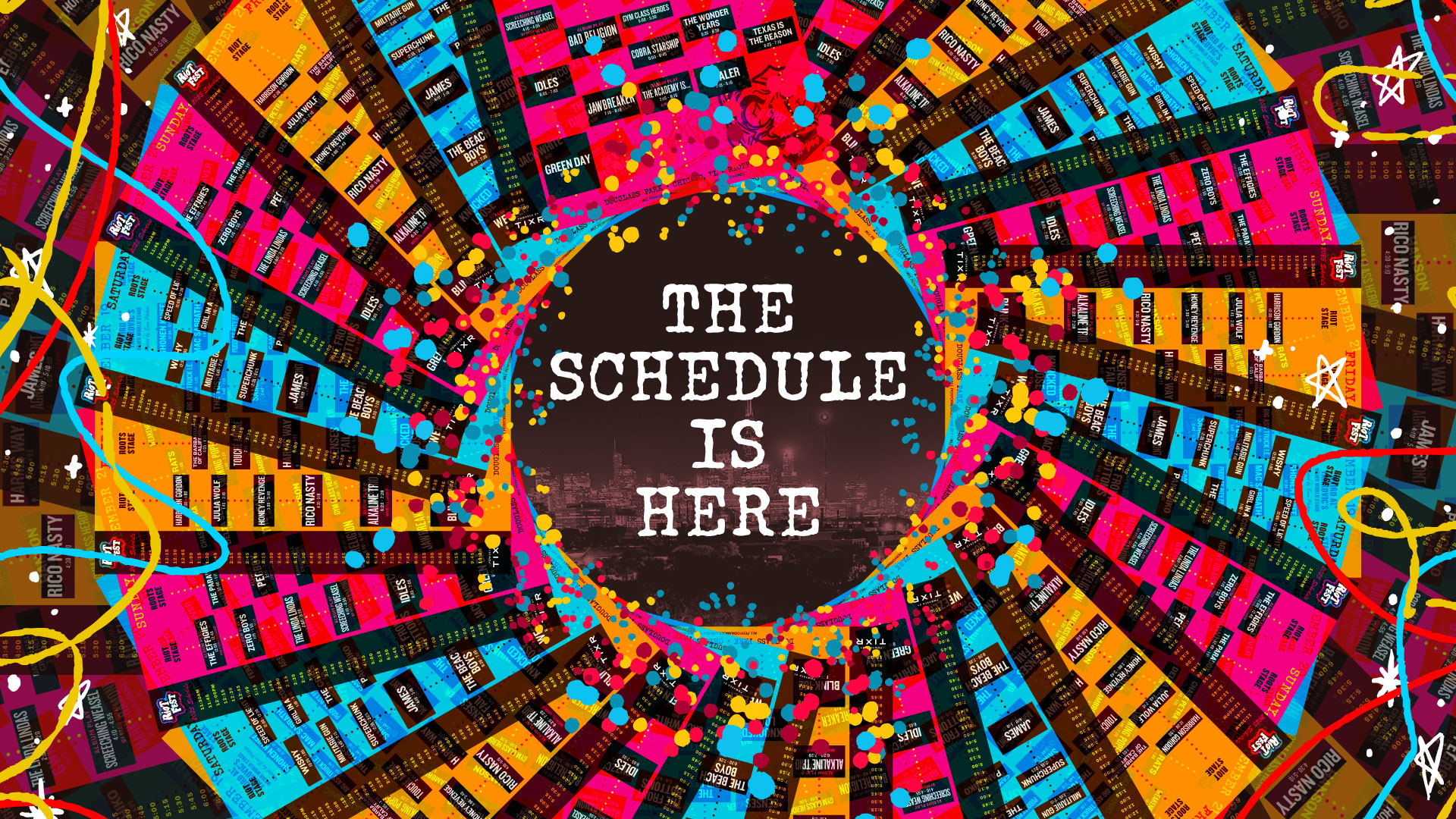 The Riot Fest 2025 Schedule is Here.