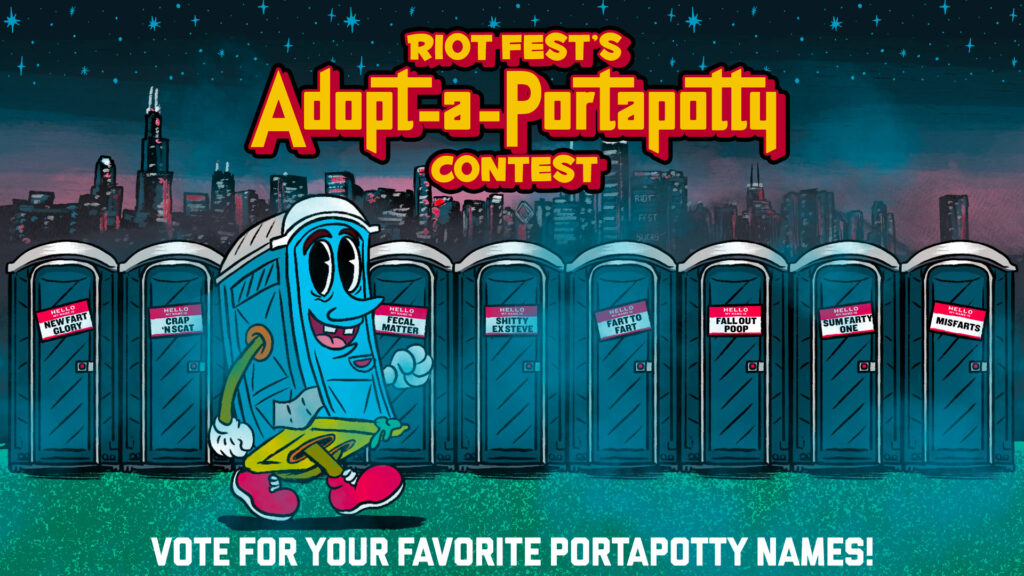 Riot Fest’s 5th Annual Adopt-A-Portapotty Contest