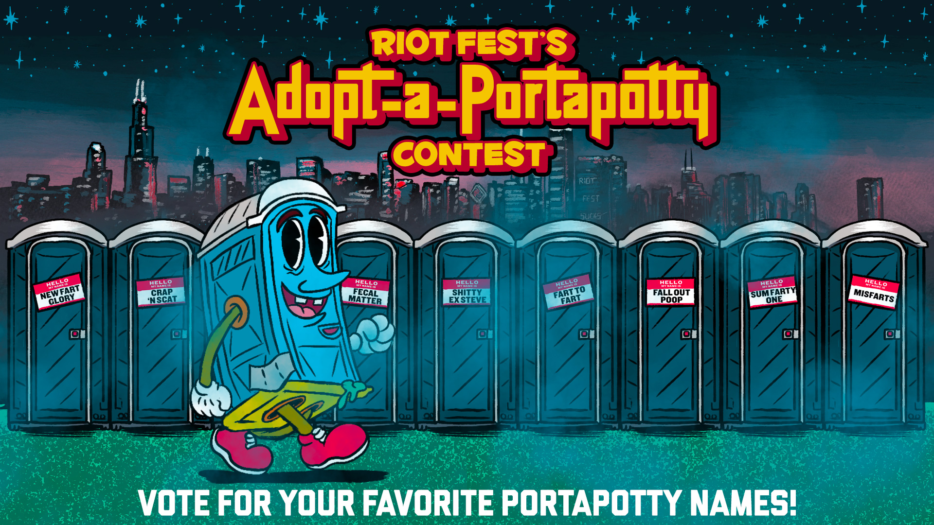 Riot Fest’s 5th Annual Adopt-A-Portapotty Contest