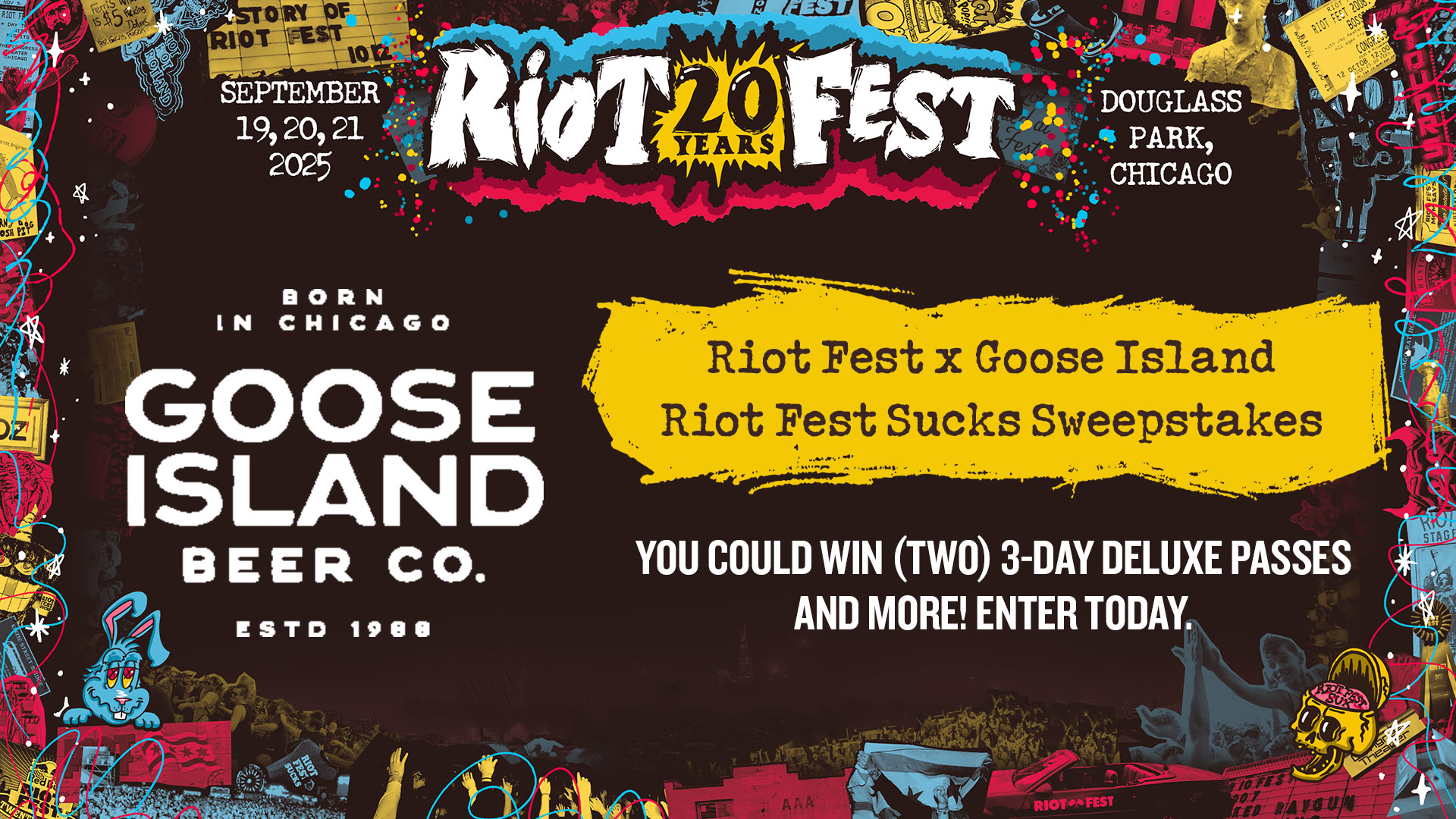 2025 Riot Fest Sucks Sweepstakes