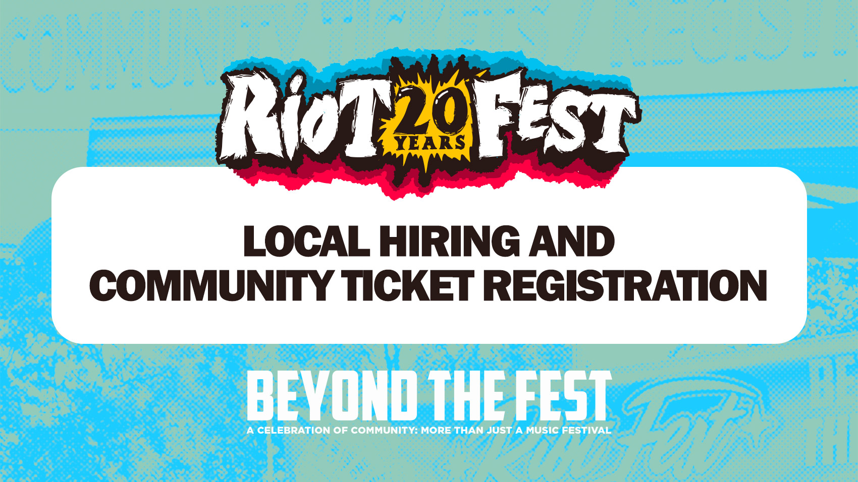 August 9: Local Hiring and Community Ticket Registration