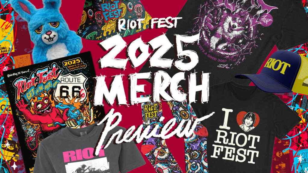 Riot Fest 2025 Merch Preview
