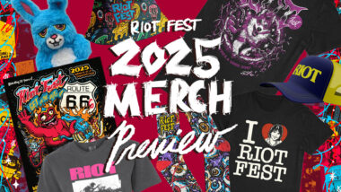 Riot Fest 2025 Merch Preview