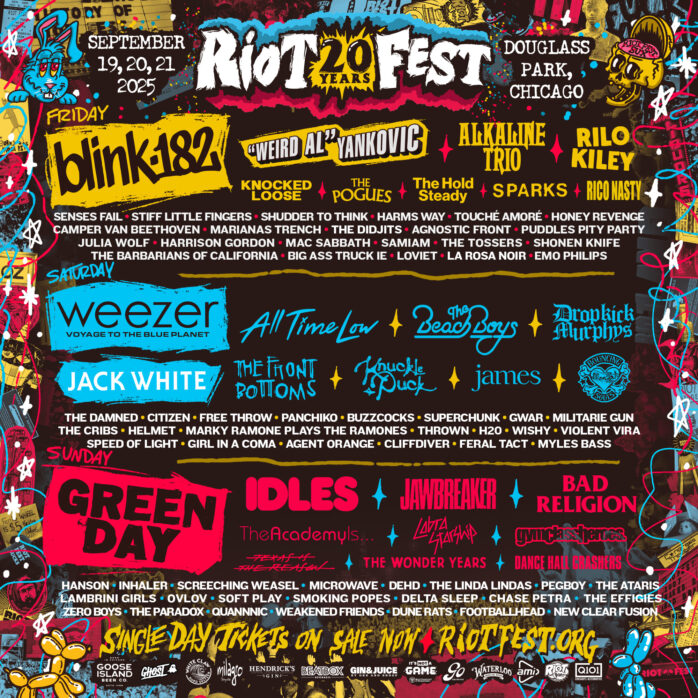 Just Added: Myles Bass, La Rosa Noir, and New Clear Fusion to the Riot Fest 2025 Lineup