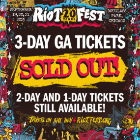 3-Day GA Tickets SOLD OUT