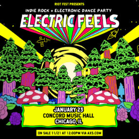Electric Feels: Indie Rock + Electronic Dance Party