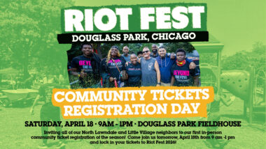 Community Ticket Registration April 18th