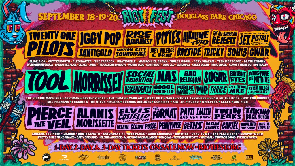 Riot Fest 2026 Single Day Tickets On Sale Now
