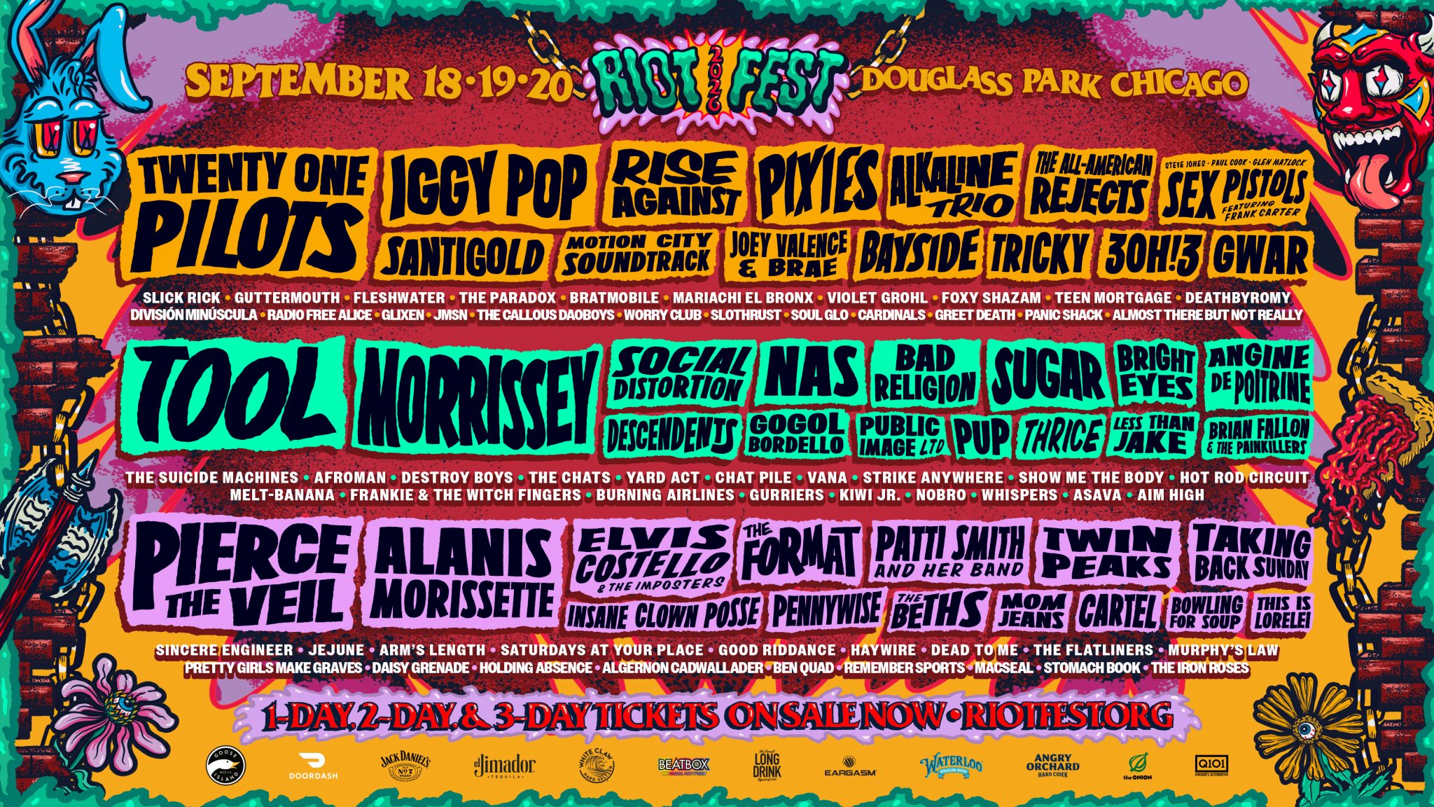 Riot Fest Rides Riot Fest 2026 Single Day Tickets On Sale Now - Riot Fest
