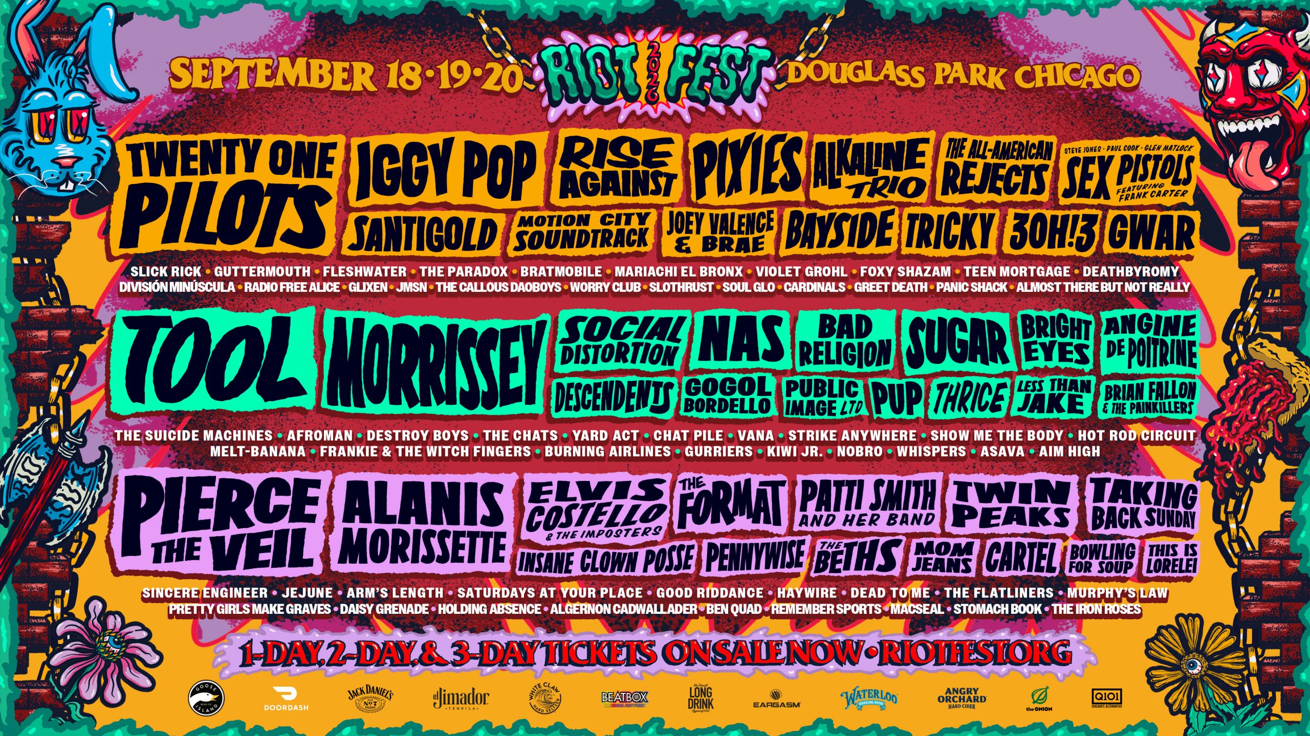 Riot Fest 2026 Single Day Tickets On Sale Now - Riot Fest