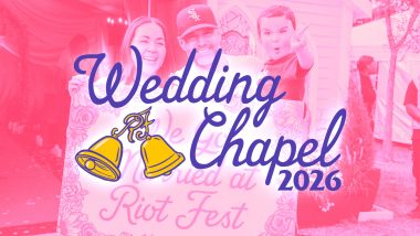 The Riot Fest Wedding Chapel is Ready for 2026